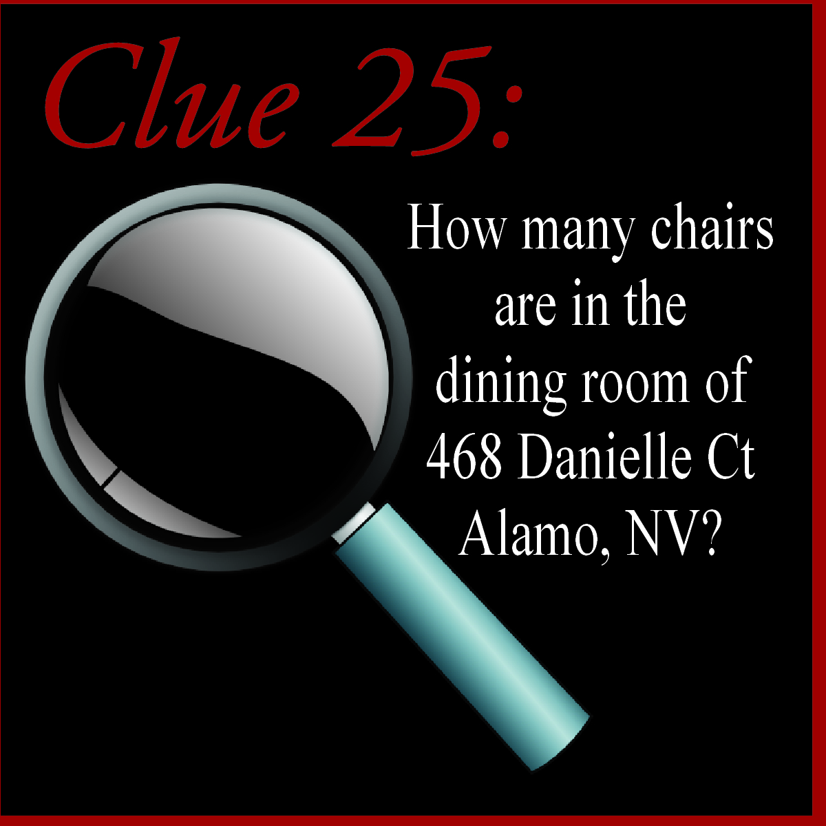 Las Vegas Virtual Tour Clue 25