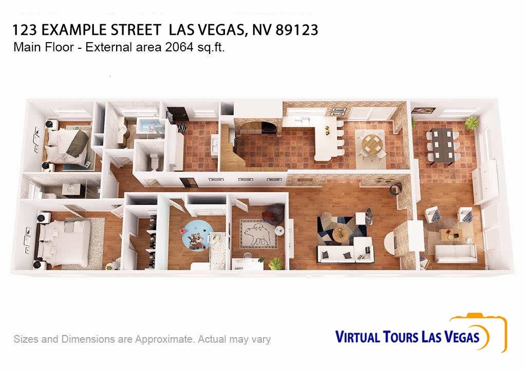 VTLV STAGED 3D FLOOR PLAN EXAMPLE