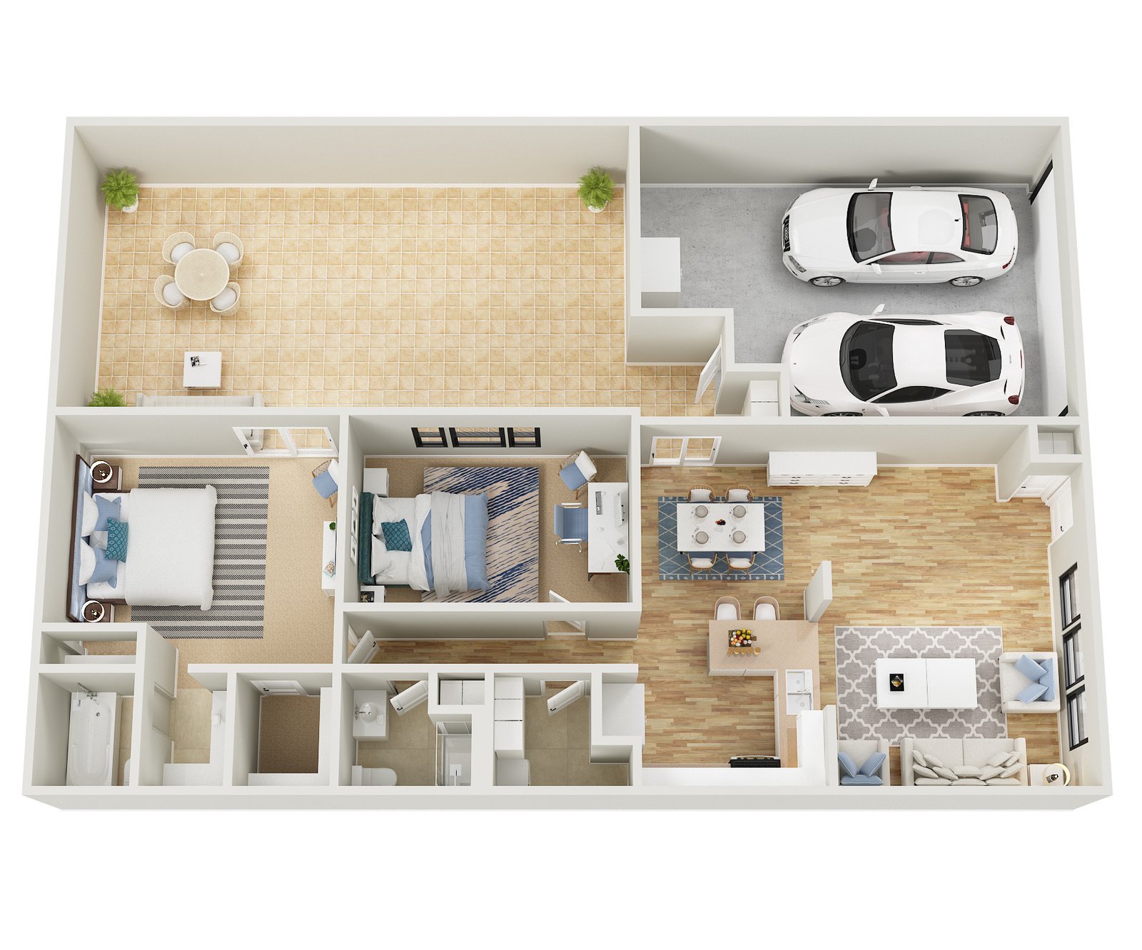 3D Floor Plan Creator Virtually Staged Las Vegas