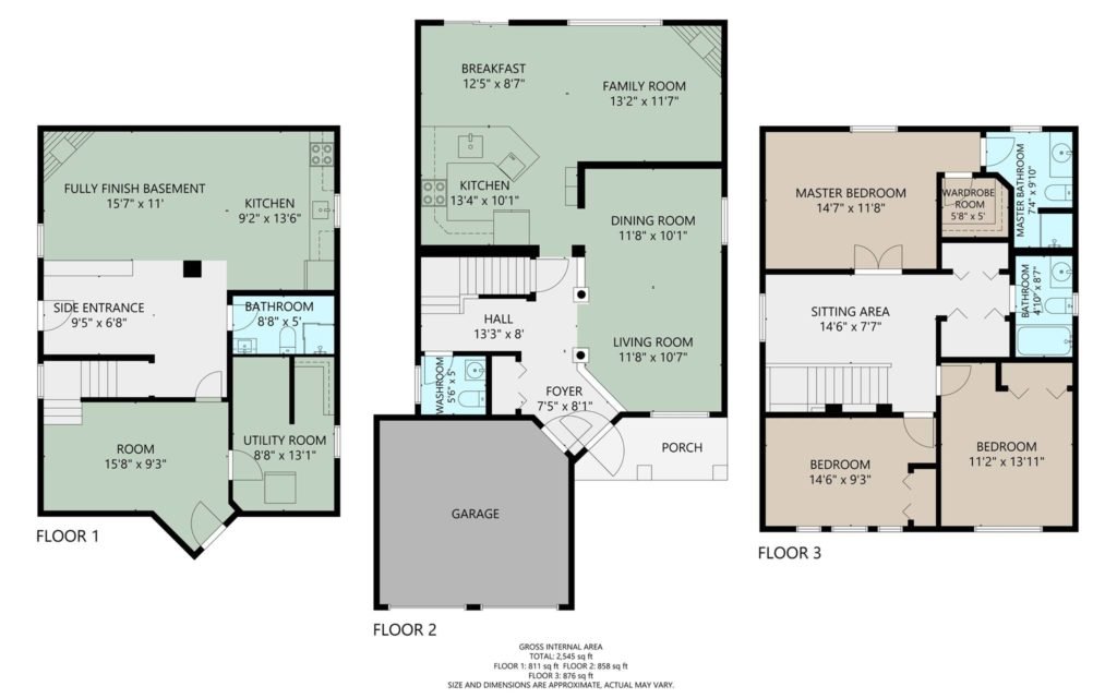 Color Floor Plan