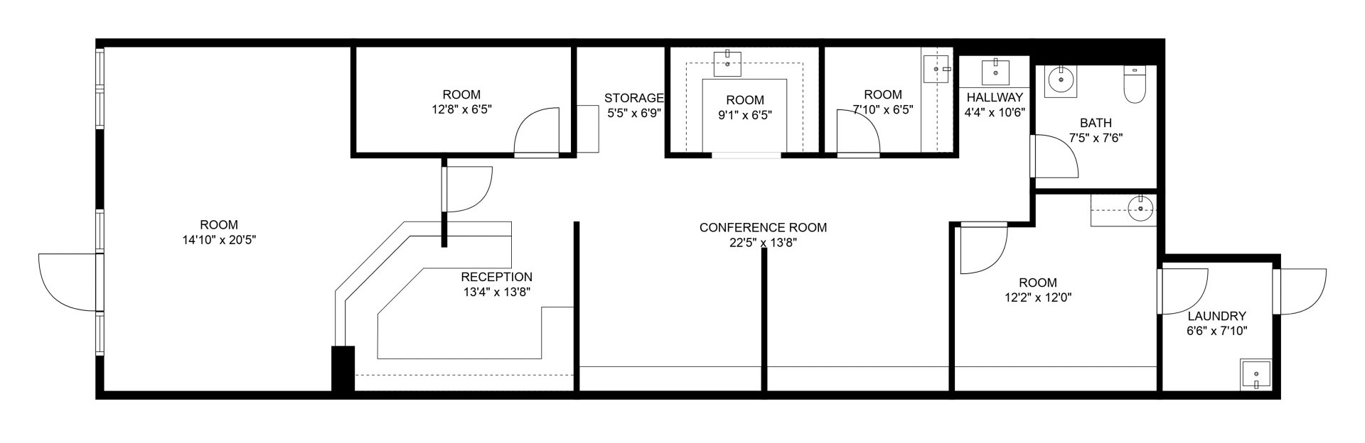 Commercial Office Floor Plan Las Vegas